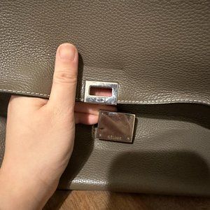 celine Trapeze bag grey